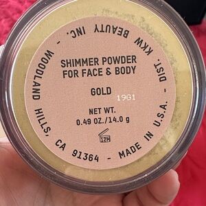 KKW Beauty Gold Shimmer Powder for Face & Body